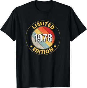 1978 Birthday T-Shirt - T-Shirt | Black