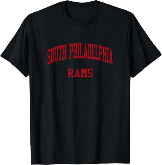 South Philadelphia High School HS Philadelphia PA Vintage Sp T-Shirt - T-Shirt | Black