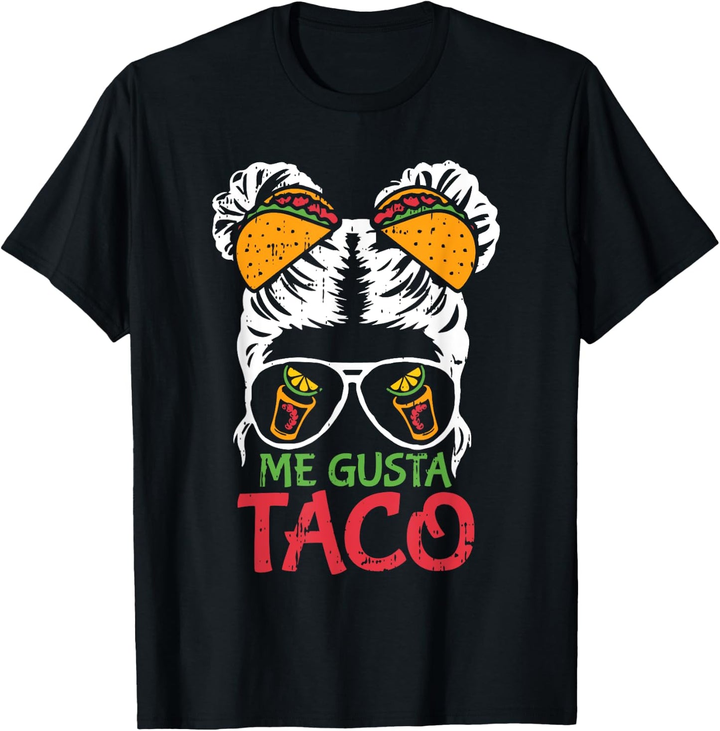 Me Gusta Taco Cinco De Mayo Funny Mexican Fiesta Women T-Shirt - T-Shirt | Black