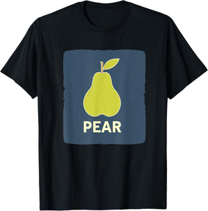 Pretty Pear Costume for funny Fruits T-Shirt - T-Shirt | Black