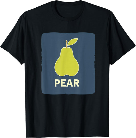 Pretty Pear Costume for funny Fruits T-Shirt - T-Shirt | Black