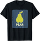 Pretty Pear Costume for funny Fruits T-Shirt - T-Shirt | Black