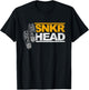 Sneaker Snkr fan Shoes head T-Shirt - T-Shirt | Black