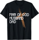 Man Of God Husband Dad Jesus Religious Christian Papa Men T-Shirt - T-Shirt | Black