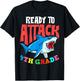 Ready To Attack Fourth Grade Student 4th Grade Teacher Men Women Girls Kids T-Shirt - T-Shirt | Black