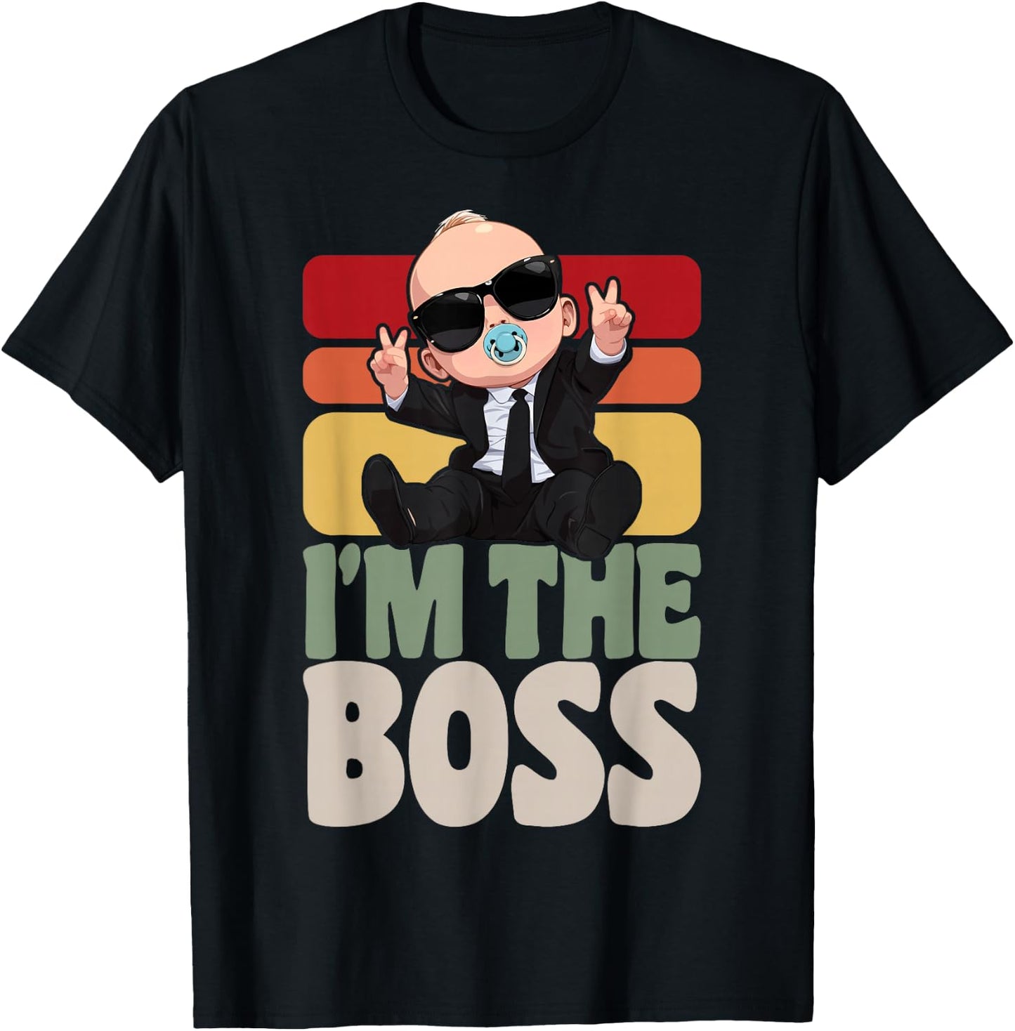Baby Boss I'm The Boss Like A Boss Kids T-Shirt - T-Shirt | Black