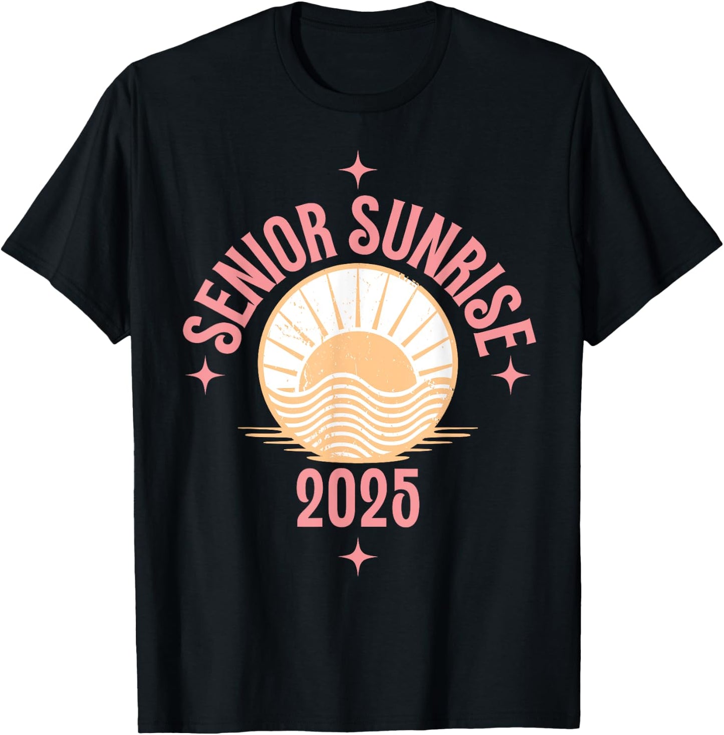 Magical Senior Sunrise 2025 High School 12th Twelfth Grade T-Shirt - T-Shirt | Black