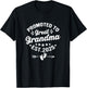 SOMMAS PREGNANCY ANNOUNCEMENT Promoted to Great Grandma 2025, Soon to Be Great Grandmother , Female X-Small, Black T-Shirt - T-Shirt | Black
