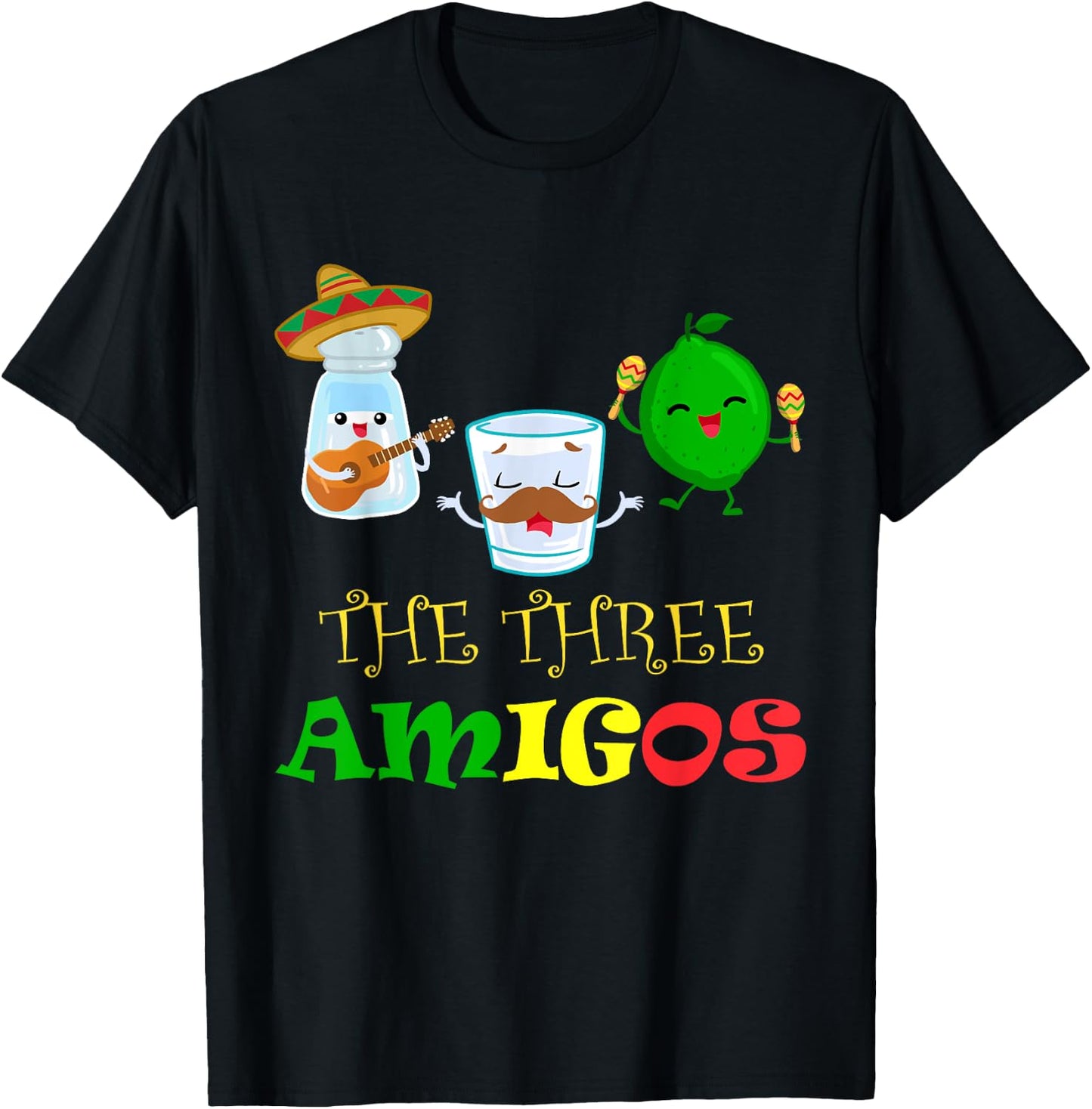 The Three Amigos T-Shirt - T-Shirt | Black