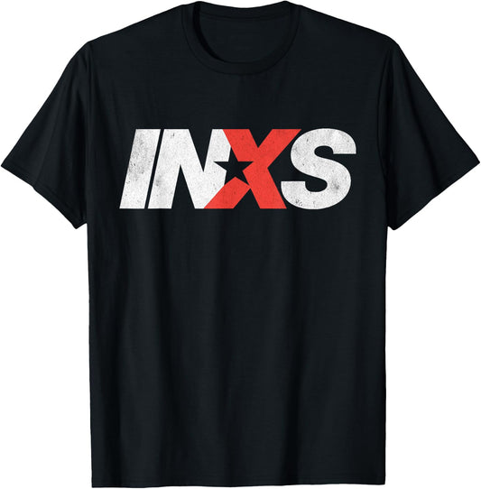 INXS – EW Logo Black T-Shirt - T-Shirt | Black