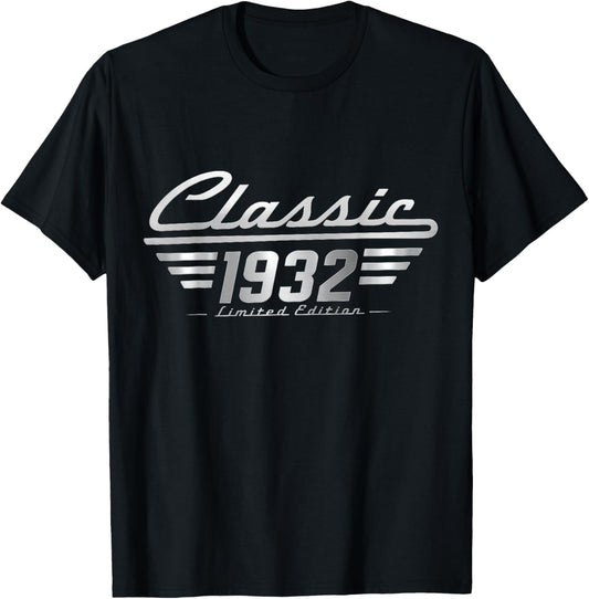 Classic 1932 Limited Edition Vintage Car Birthday Men T-Shirt - T-Shirt | Black