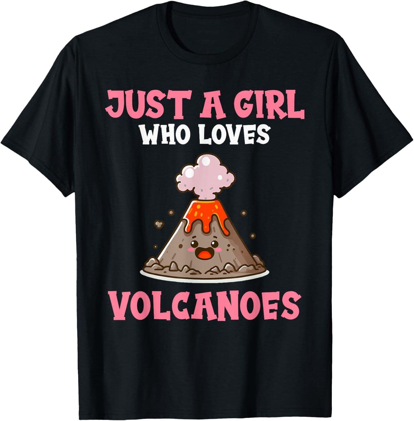Volcano Costume For Girls Who Love Volcanoes T-Shirt - T-Shirt | Black