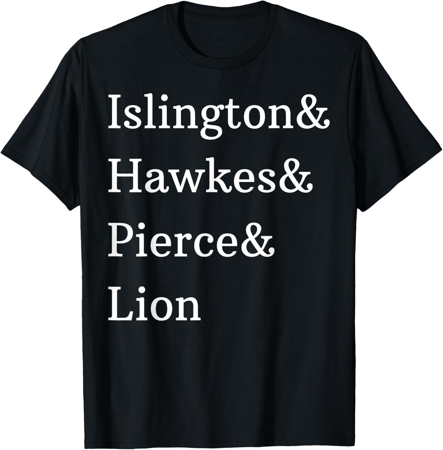 Islington Hawkes Pierce Lion T-Shirt - T-Shirt | Black