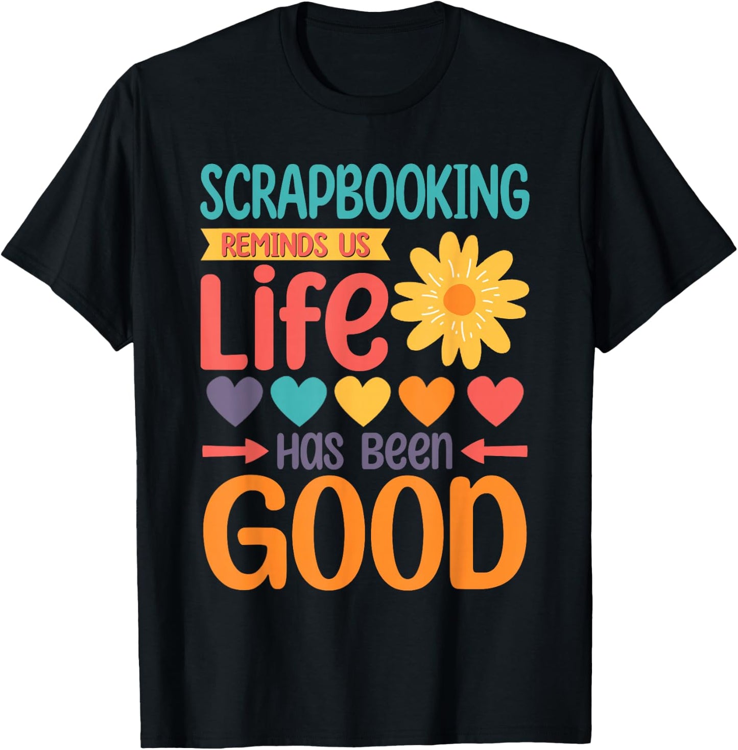 Retro Scrapbooking Funny Paper Scrapbook Women Kids T-Shirt - T-Shirt | Black