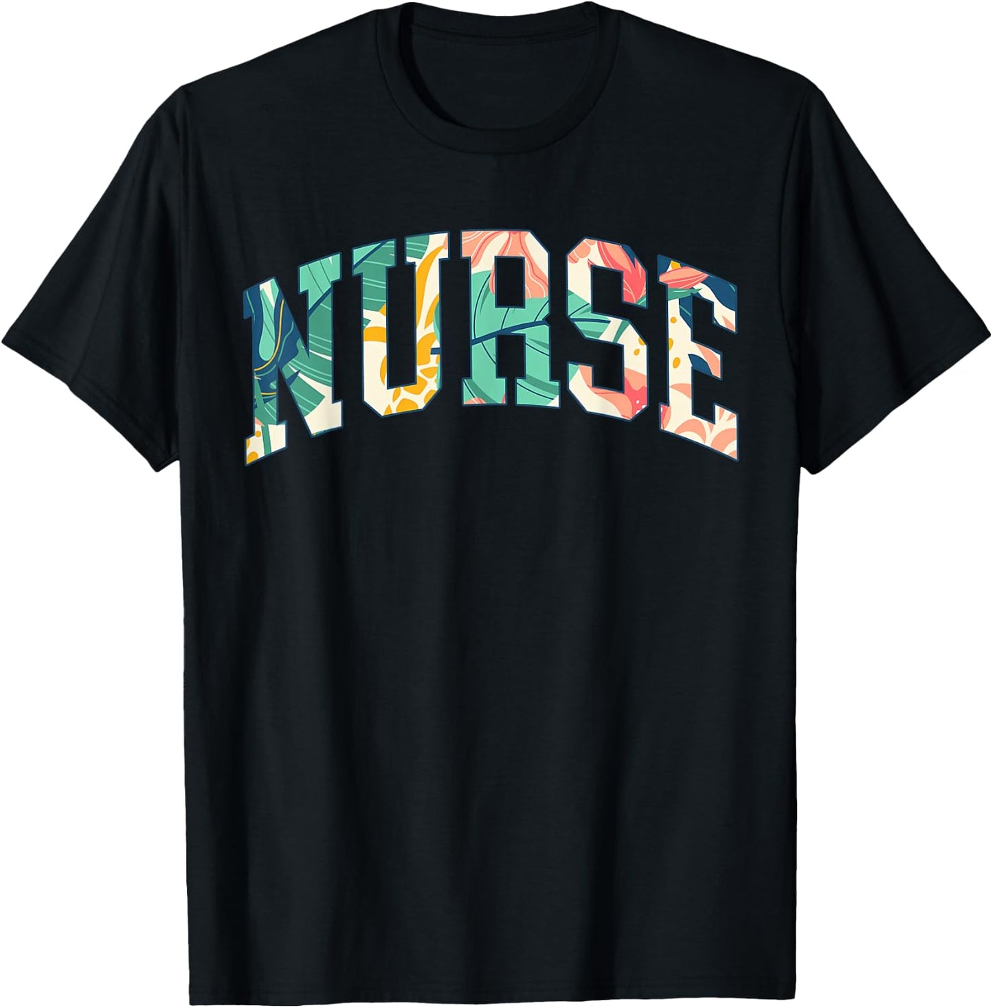 Nurse Tropical Plants Nurse Hawaii Island Vacation Aloha T-Shirt - T-Shirt | Black