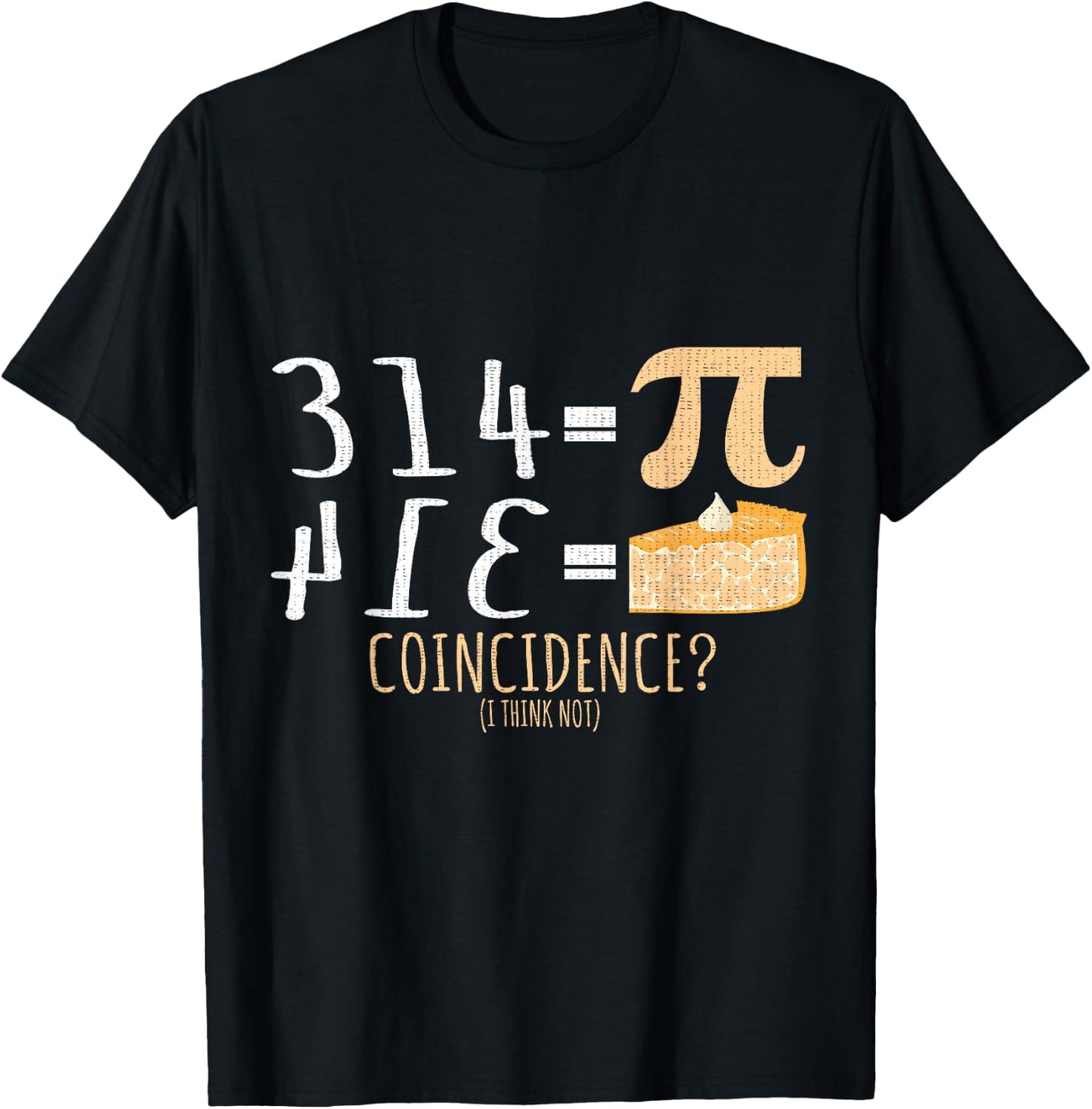 Funny Pi Math Formula Algebra Equation Design T-Shirt - T-Shirt | Black