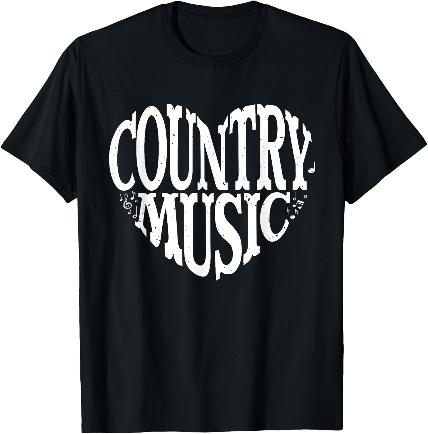 Cool Country Music Design Women Country Music Lover T-Shirt - T-Shirt | Black