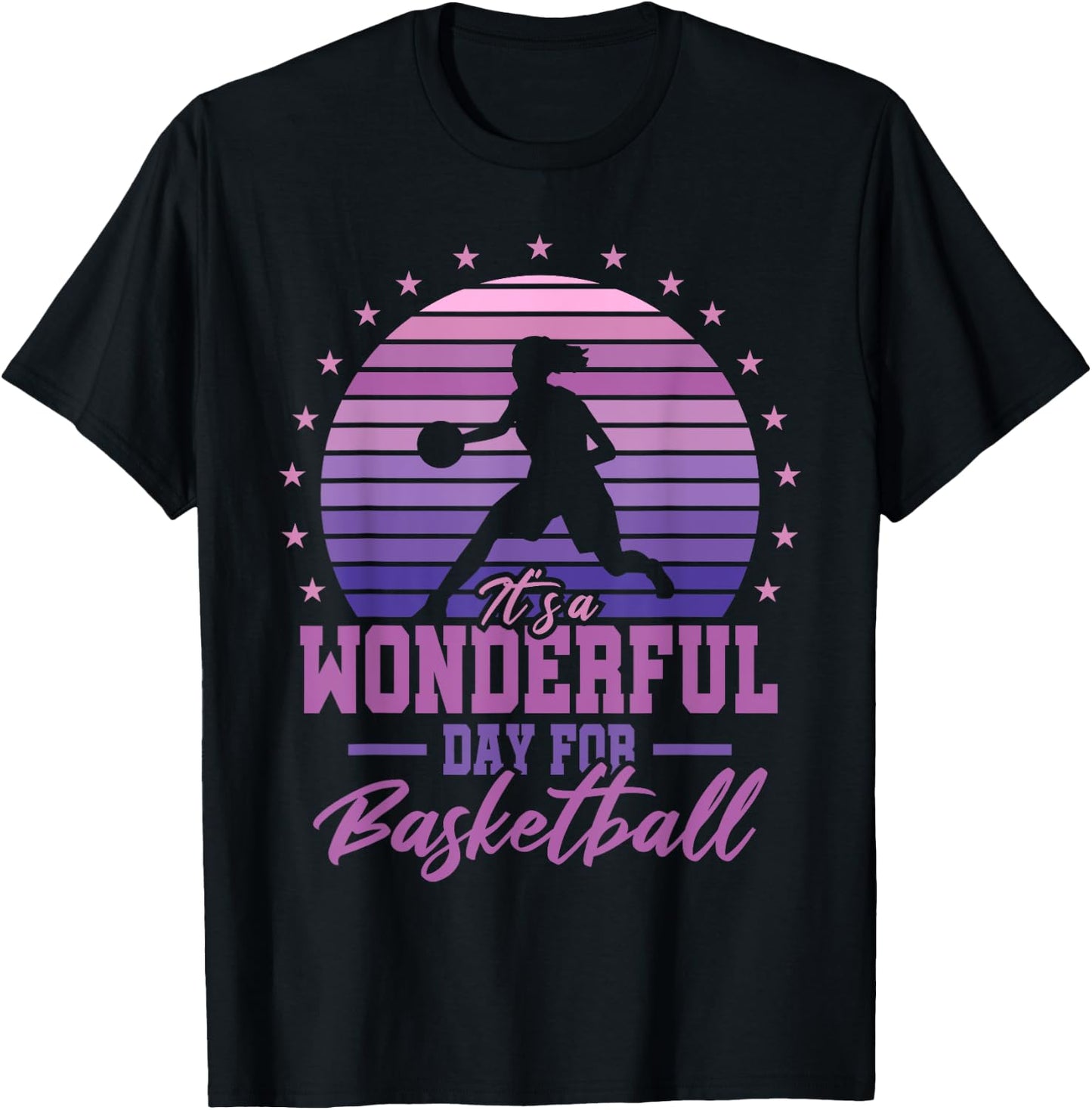 Basketball Girls T-Shirt - T-Shirt | Black