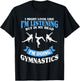 Gymnastics Gymnast Sport Physical Exercise Balance Beam Bars T-Shirt - T-Shirt | Black