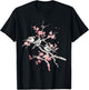 Cherry Blossoms & Birds Birdwatching Bird Lover Cute T-Shirt - T-Shirt | Black