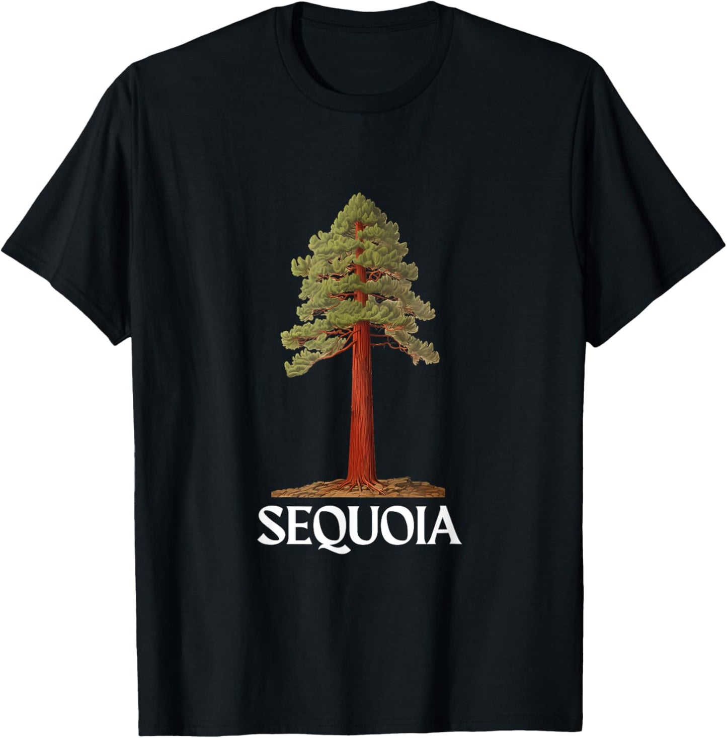 Sequoia Tree T-Shirt - T-Shirt | Black