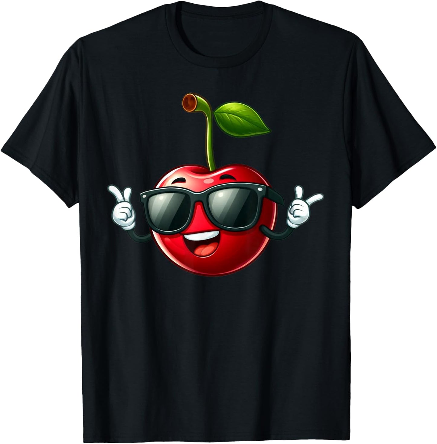 Beautiful cherry costume for boys and girls T-Shirt - T-Shirt | Black