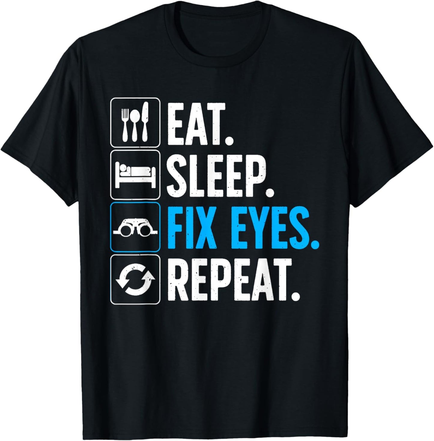 Eye Surgeon Art Women Eye Doctor Ophthalmologist T-Shirt - T-Shirt | Black