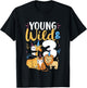 Young Wild And 3 Safari Zoo Animal Jungle 3rd Birthday T-Shirt - T-Shirt | Black