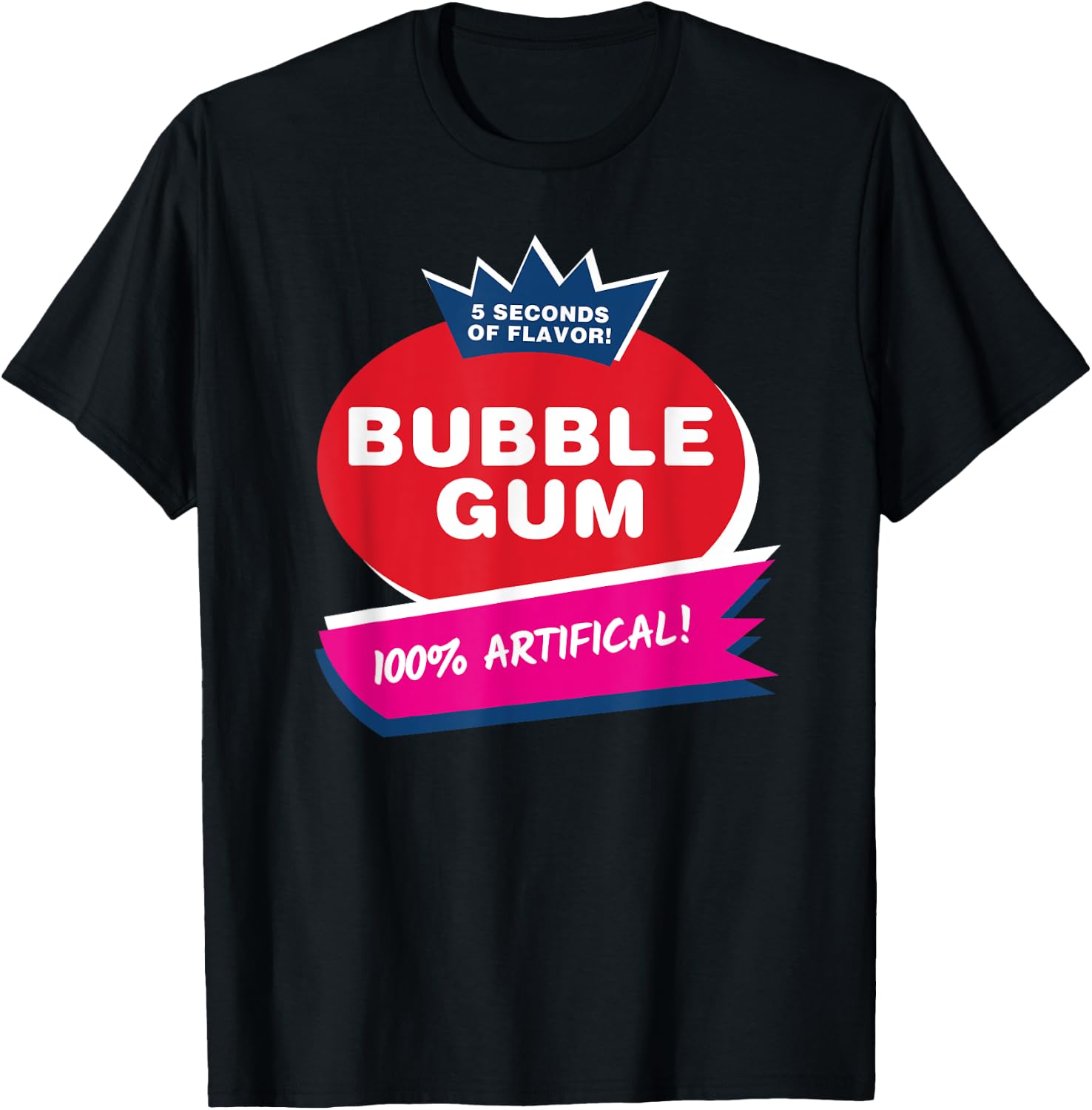 Funny Pink Bubble Gum Halloween Costume T-Shirt - T-Shirt | Black