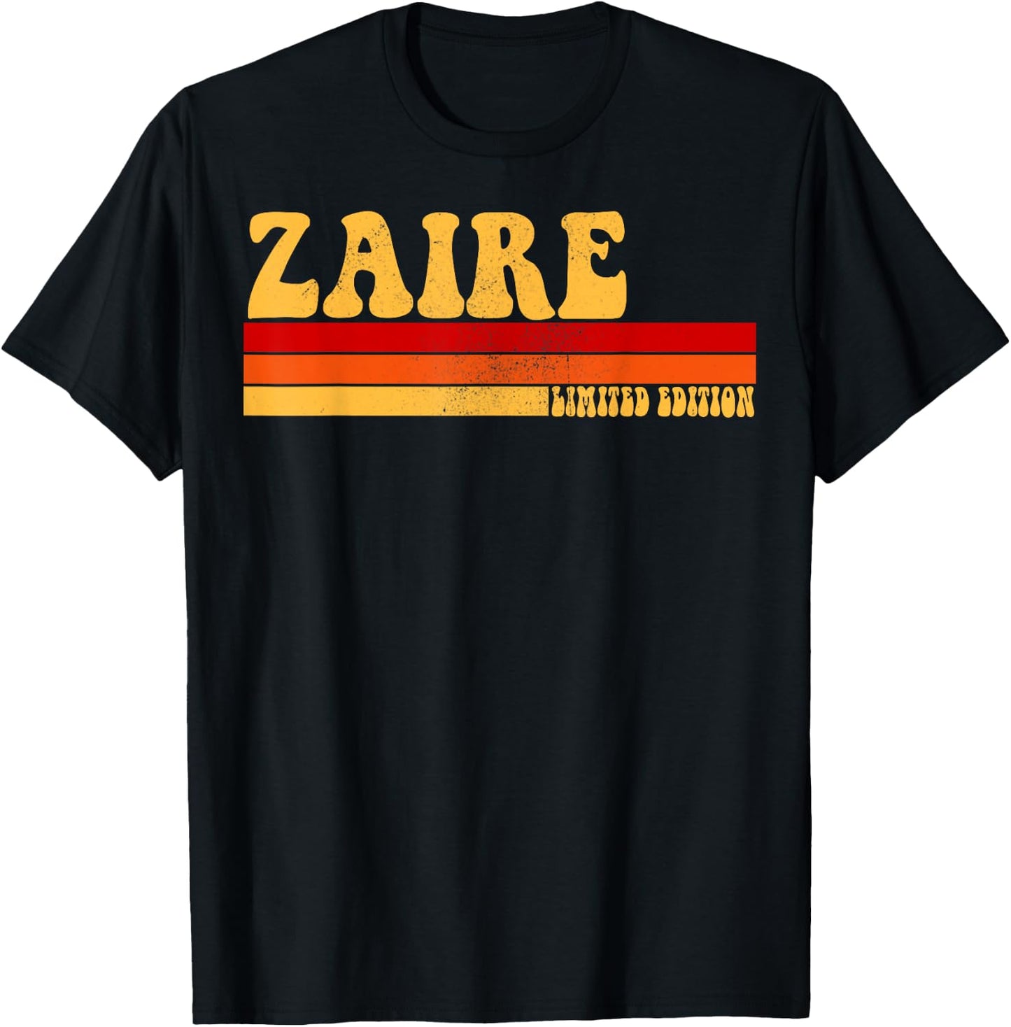ZAIRE Name Personalized Idea Men Retro Vintage ZAIRE T-Shirt - T-Shirt | Black