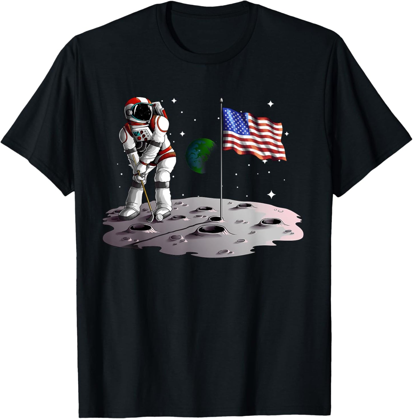 Cool Astronaut Art For Kids Boys Men Space Themed Galaxy T-Shirt - T-Shirt | Black