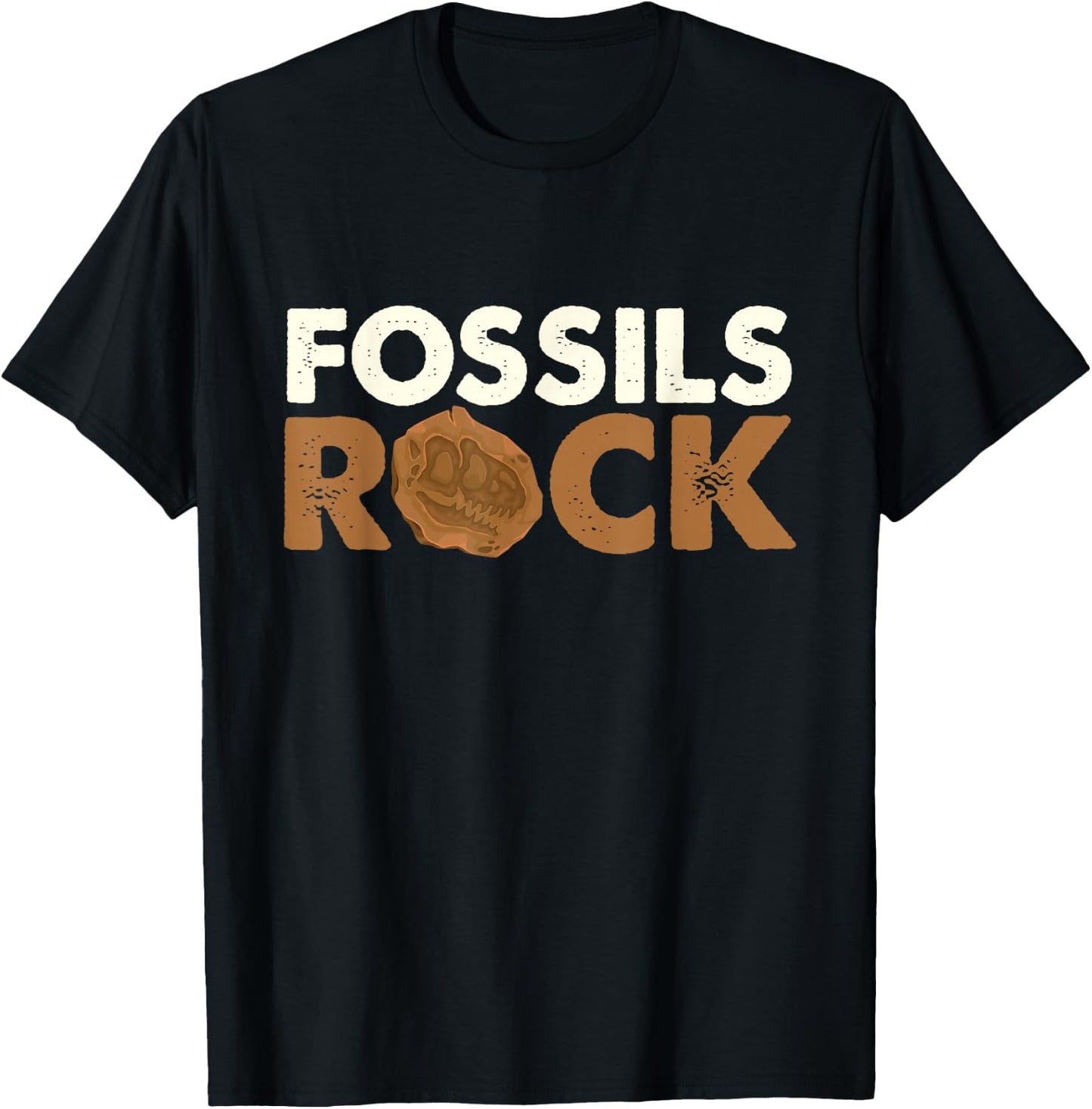Fossils Rock - Rock Collector Geode Hunter Geology T-Shirt - T-Shirt | Black