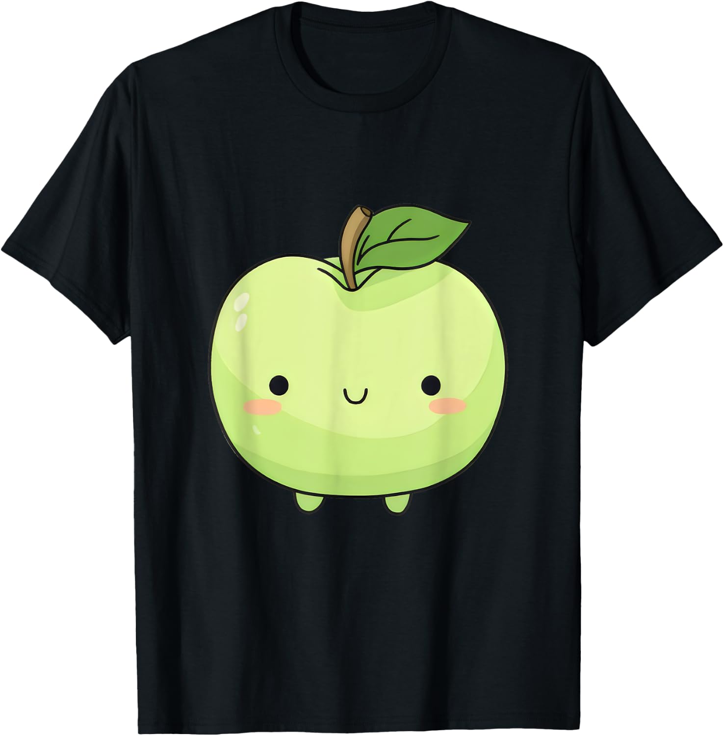 Apple Tree Apple Picking Crew Blossom Fruit Cute Green T-Shirt - T-Shirt | Black
