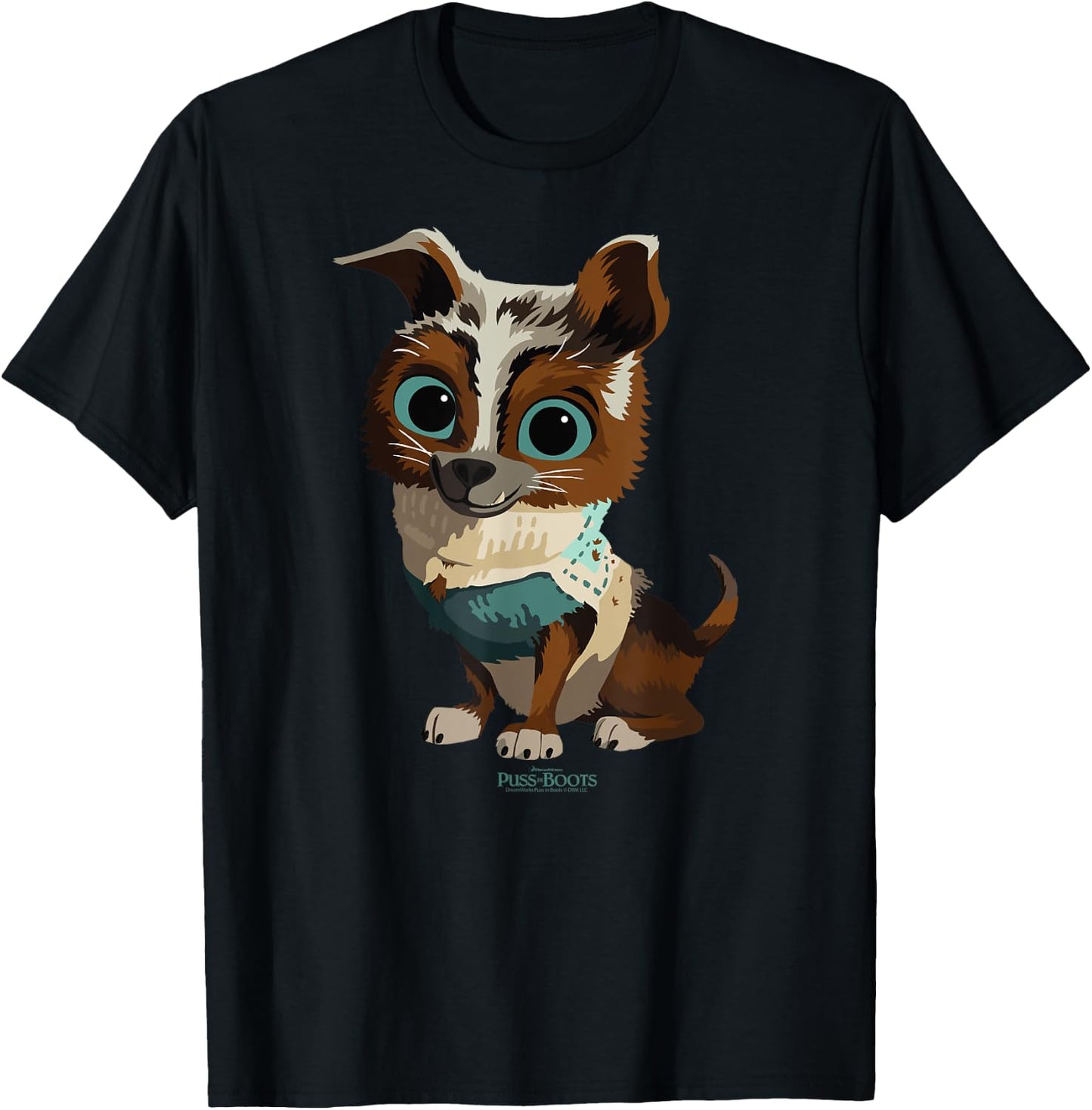 DreamWorks Puss in Boots: The Last Wish Perrito T-Shirt - T-Shirt | Black