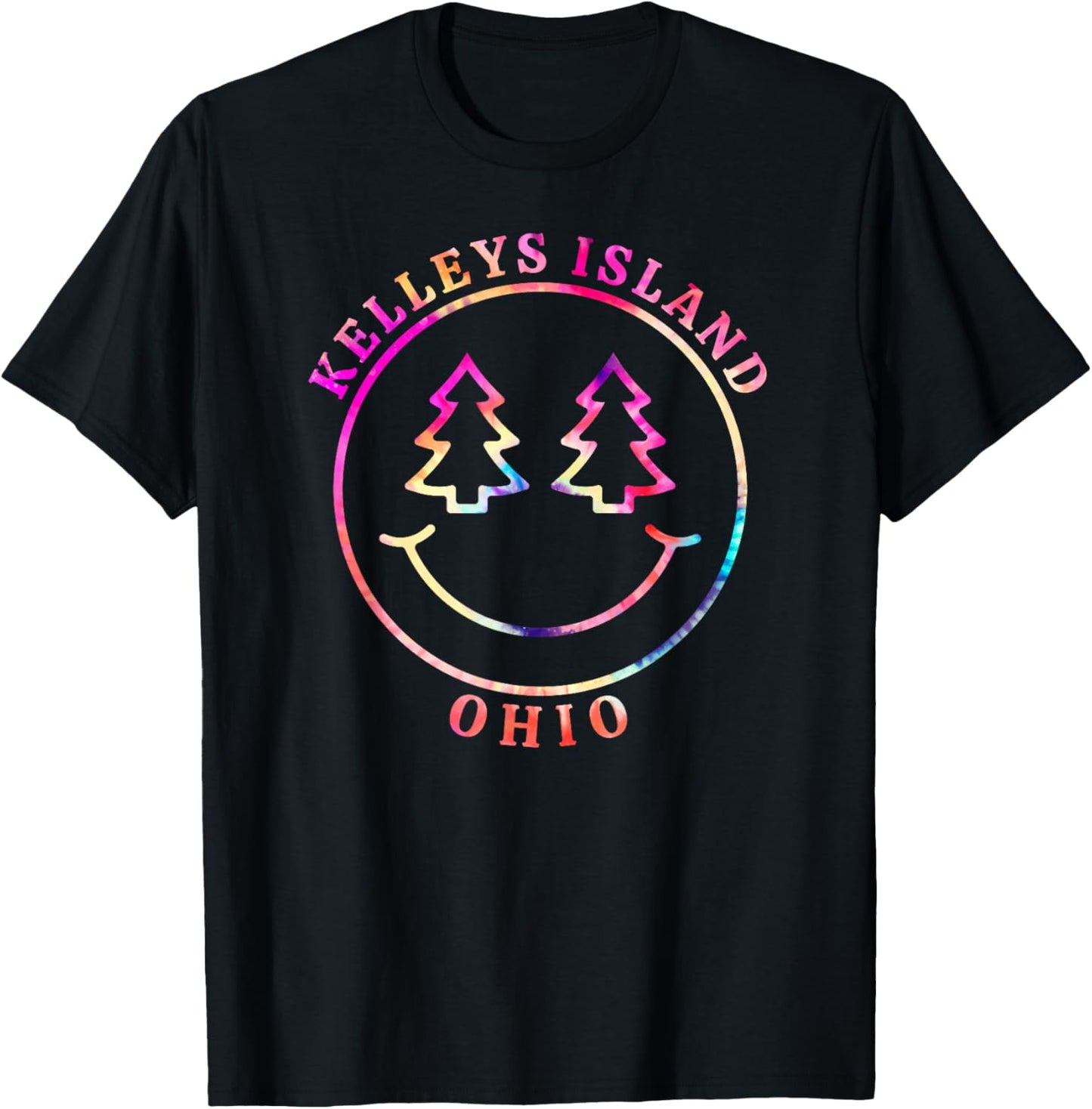 Kelleys Island State Park Beach, Ohio Summer Lake Swimming T-Shirt - T-Shirt | Black