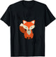 Oh For Fox Sake Funny Animal Humor T-Shirt - T-Shirt | Black