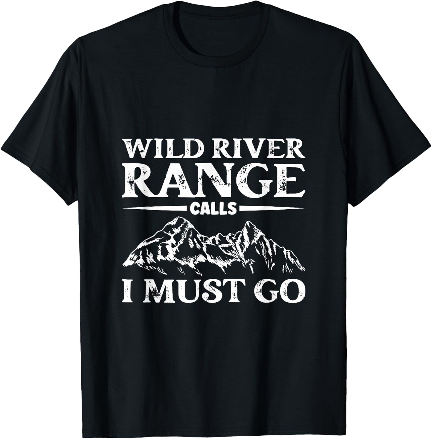 Mountain calling - Wind River Range T-Shirt - T-Shirt | Black