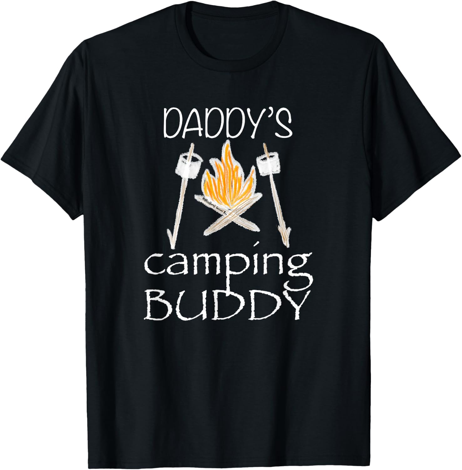 Daddy's camping buddy T-Shirt - T-Shirt | Black