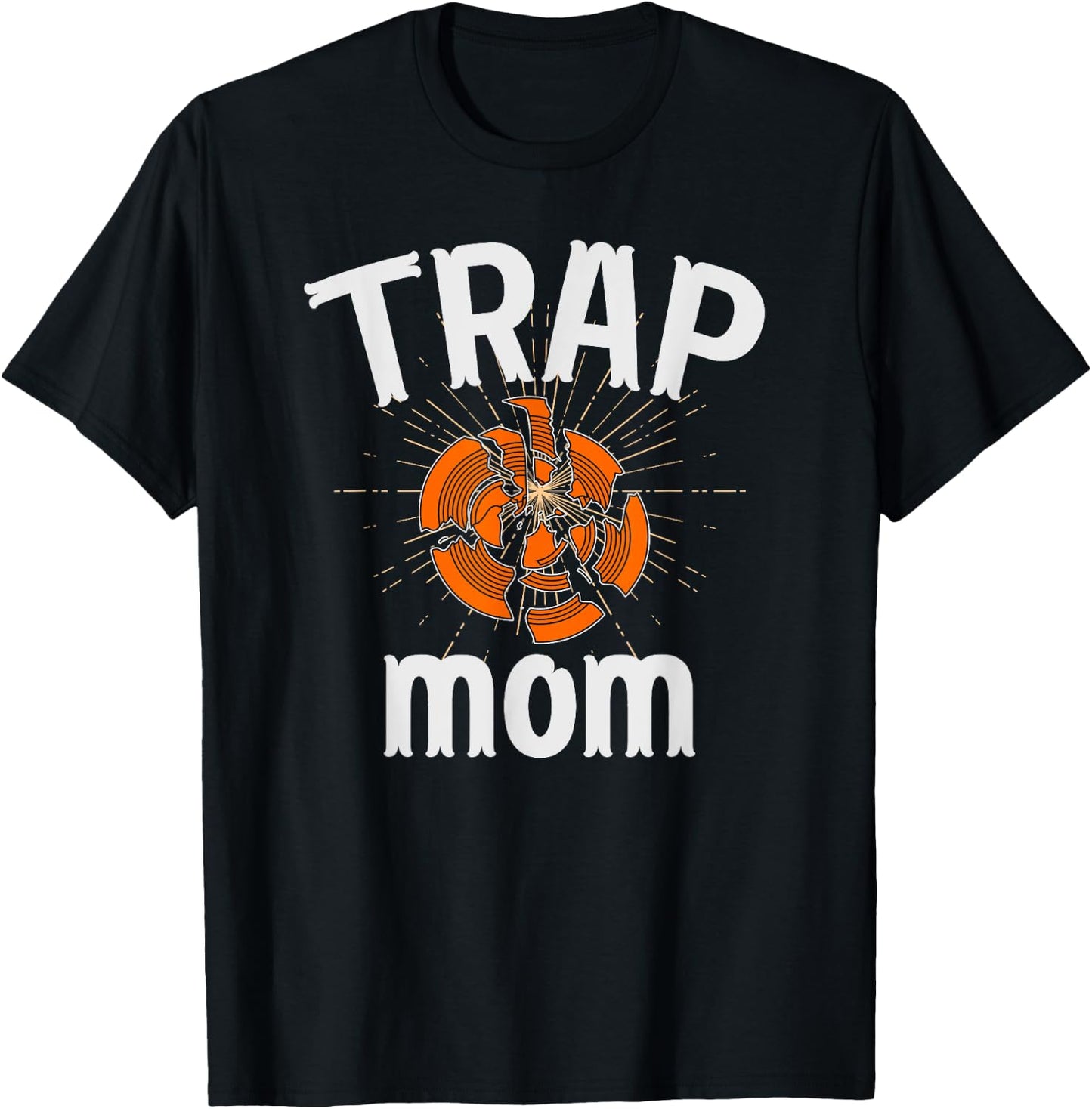 Trap Mom Trap Shooting Mom Proud Trap Shooting Mother T-Shirt - T-Shirt | Black