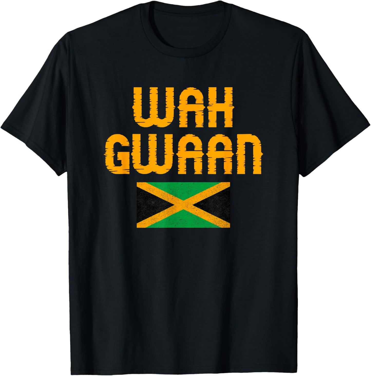Wah Gwaan Jamaica T-Shirt - T-Shirt | Black