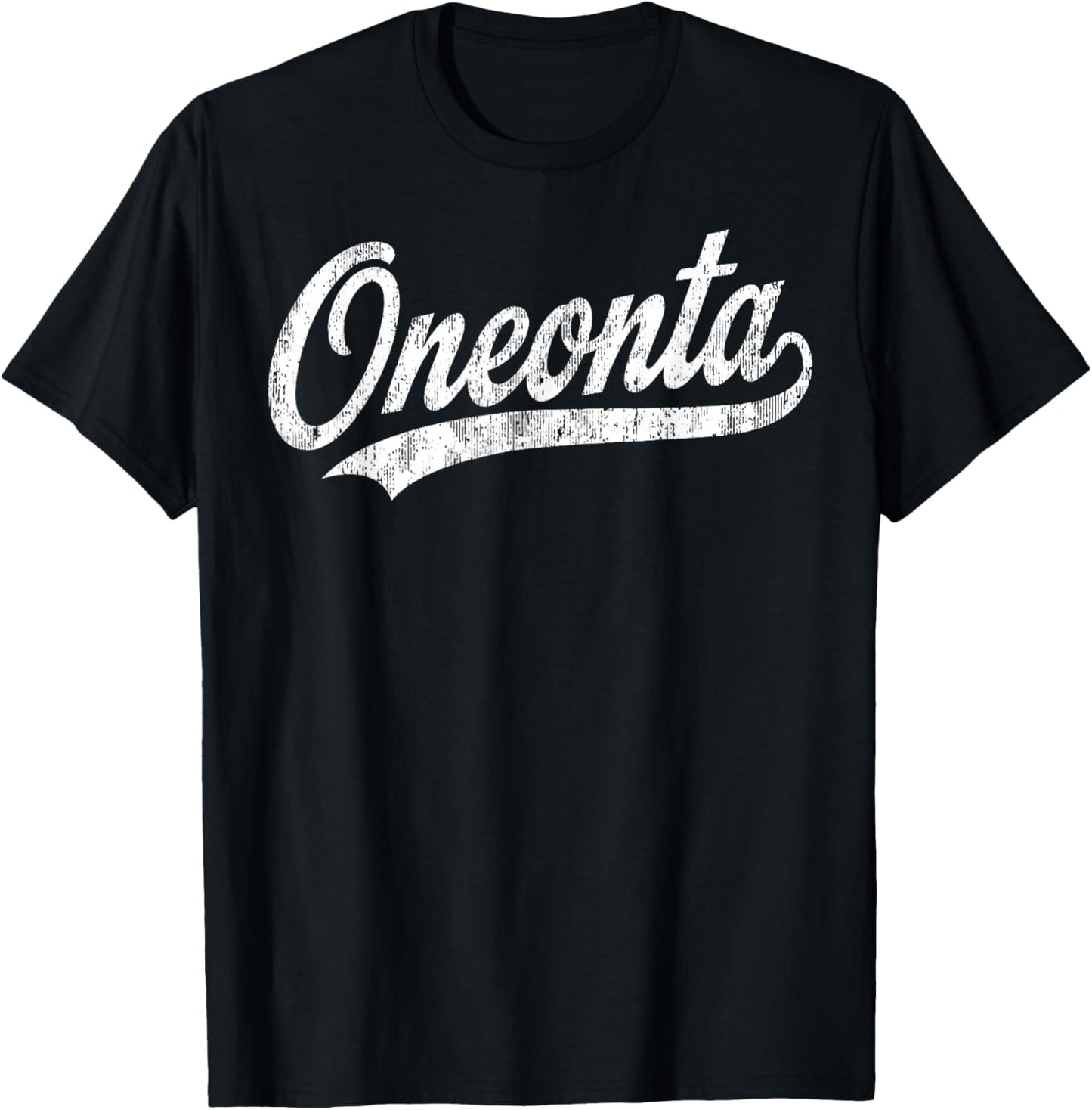 Oneonta Vintage Design Men Women Kids T-Shirt - T-Shirt | Black