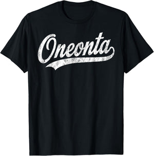 Oneonta Vintage Design Men Women Kids T-Shirt - T-Shirt | Black
