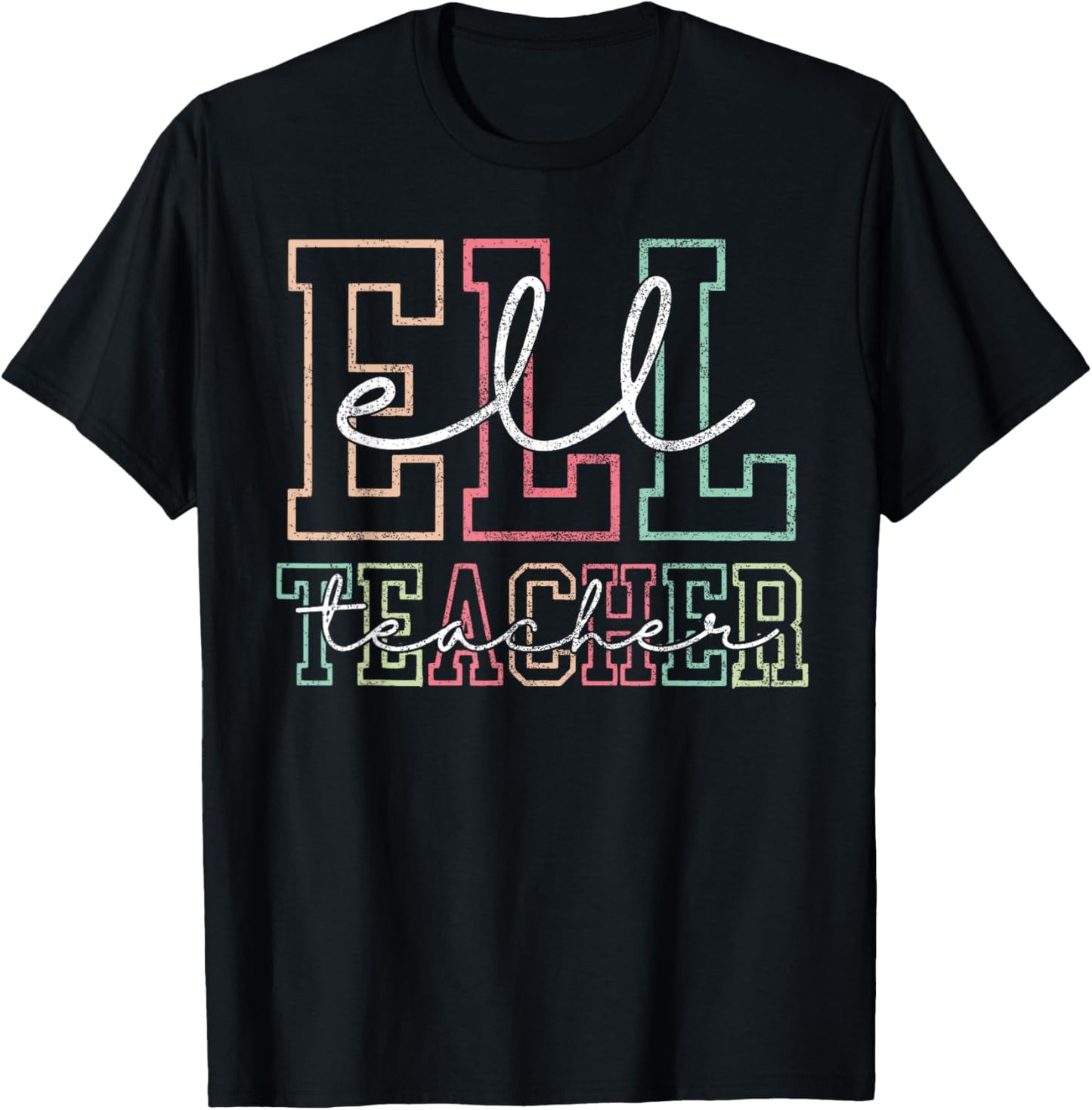 G ELL Team ELL Teacher English Teacher Language Learner esl T-Shirt - T-Shirt | Black