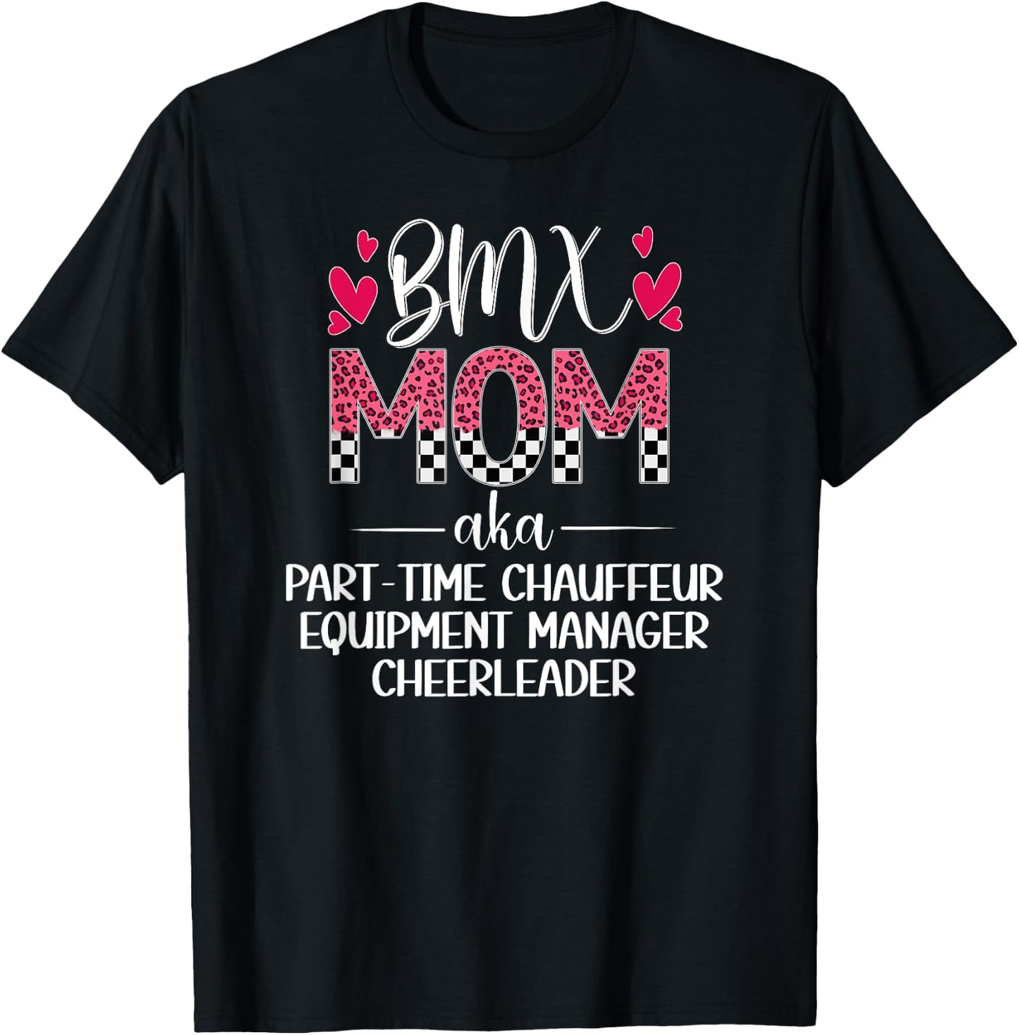BMX Mom Definition Mom Of A BMX Rider Mama BMX Mother T-Shirt - T-Shirt | Black