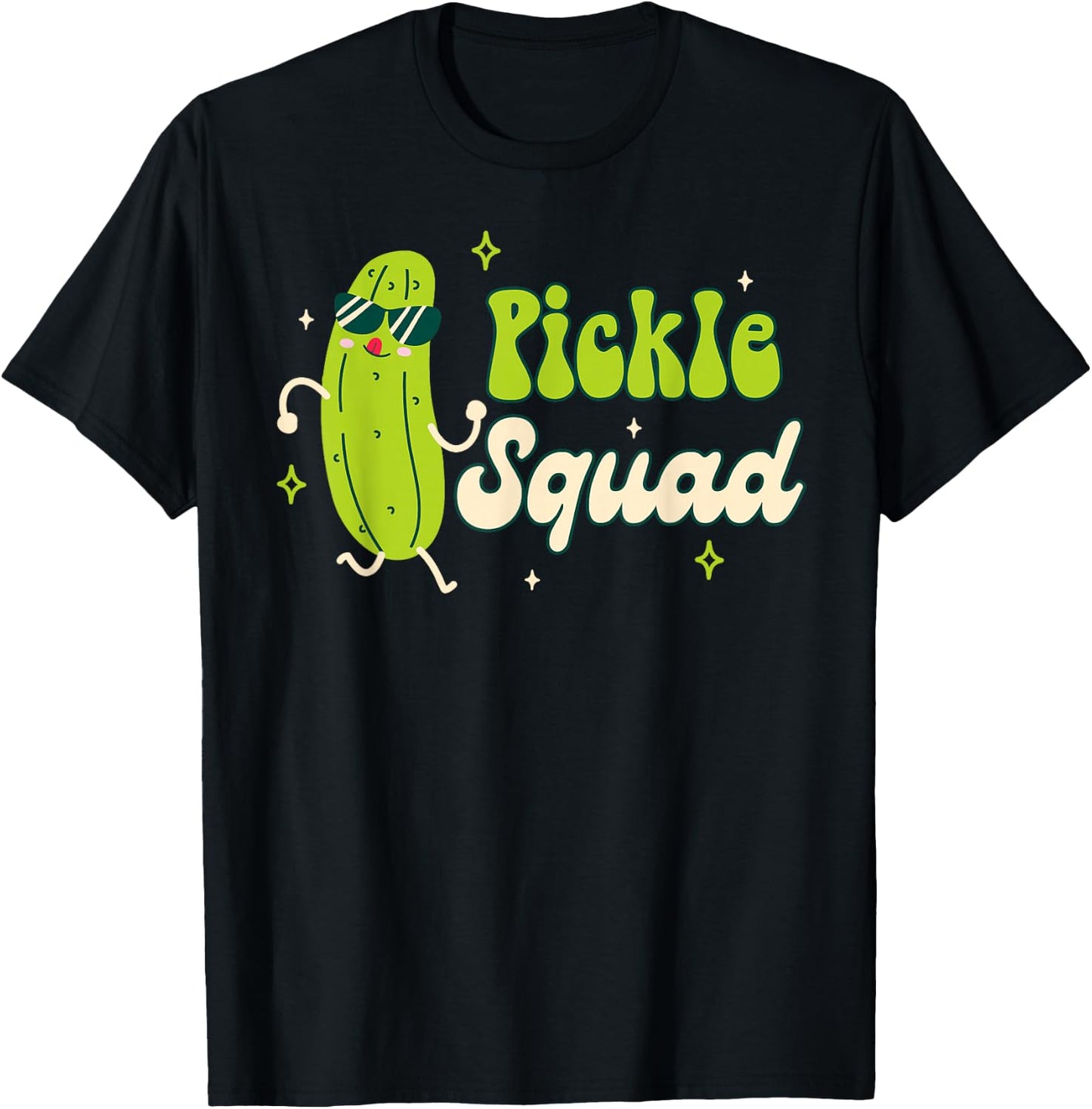 Bridesmaid Bride Babe Pickle Lover Bachelorette Pickle Squad T-Shirt - T-Shirt | Black