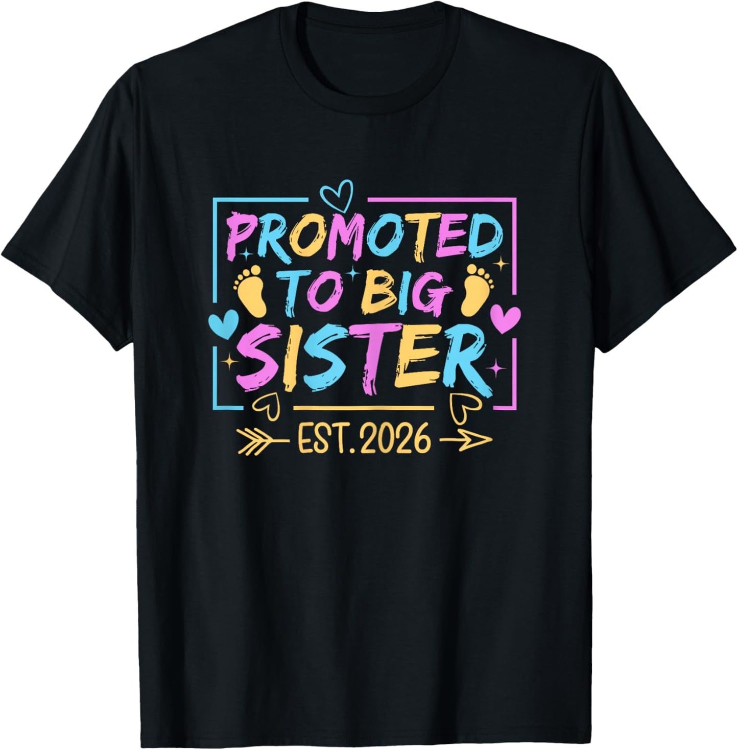 Soon to be Big Sis Girls T-Shirt - T-Shirt | Black