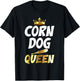 Corn Dog Queen Corn Dog T-Shirt - T-Shirt | Black