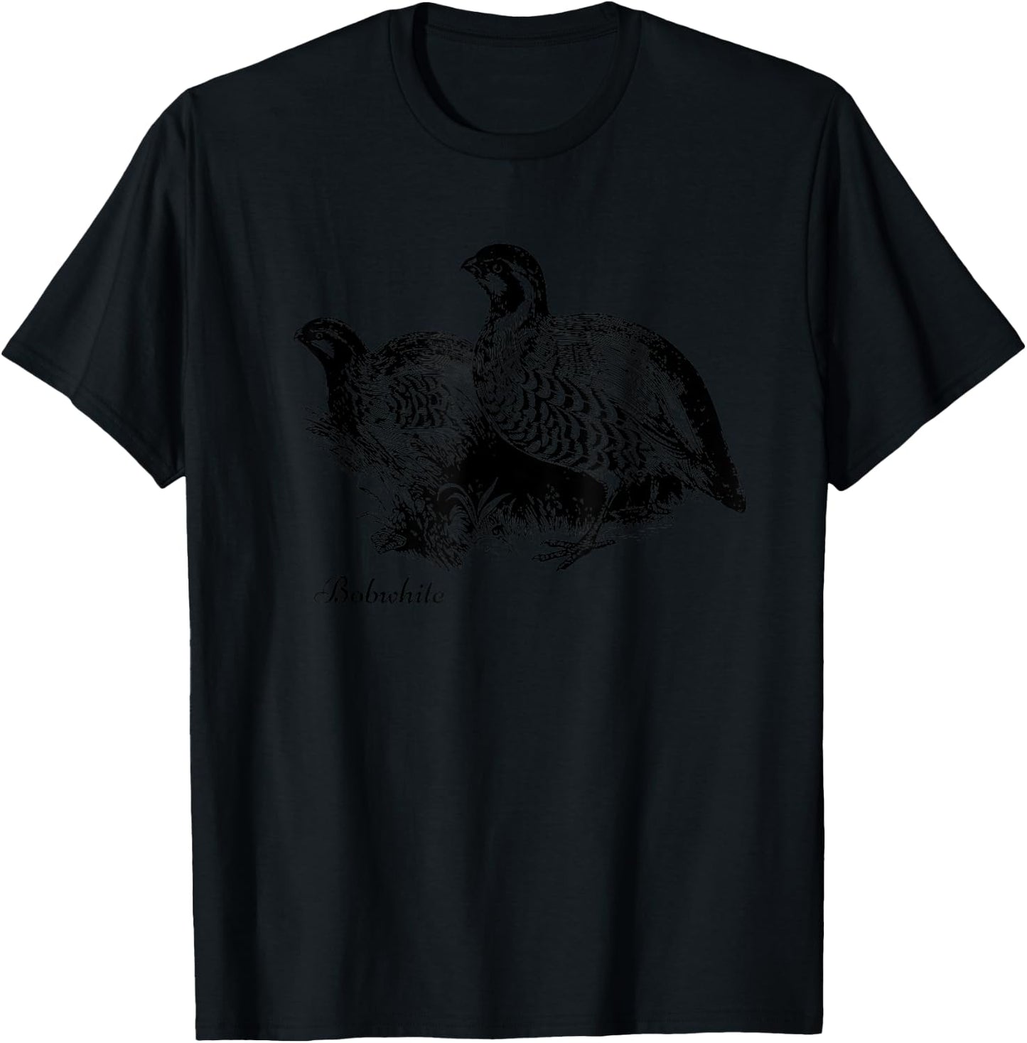 Bobwhite Northern Bobwhite Quail T-Shirt - T-Shirt | Black