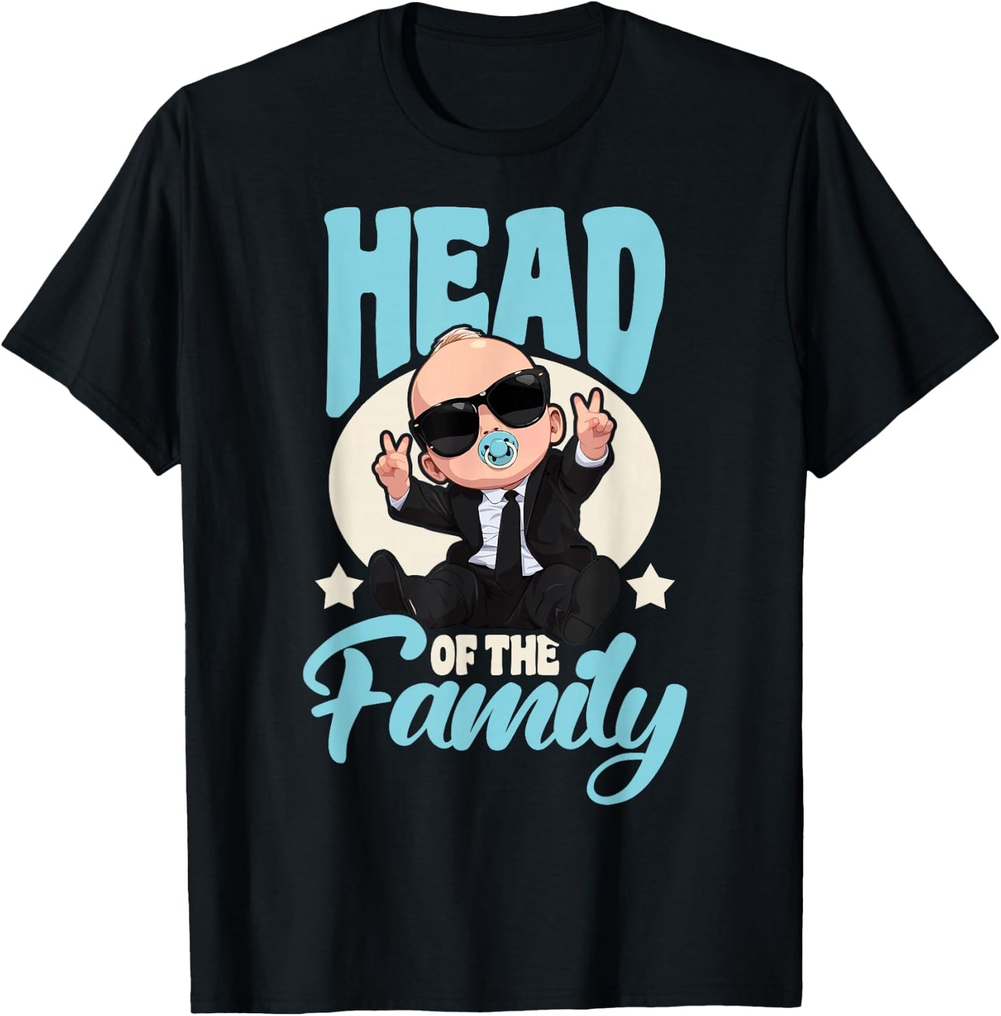 Baby Boss Head of The Family Like A Boss Kids T-Shirt - T-Shirt | Black