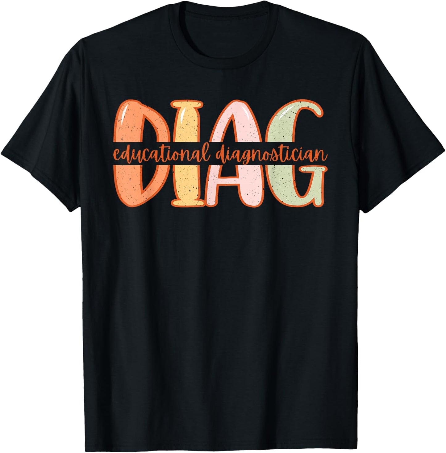 Educational Diagnostician School DIAG Retro DIAG Graduation T-Shirt - T-Shirt | Black